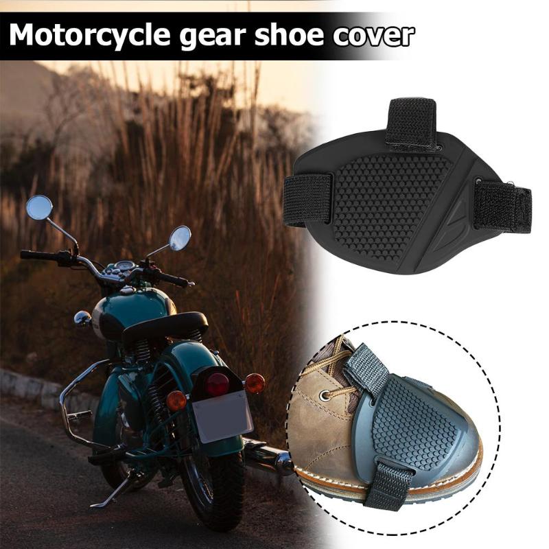 Motorcykel rideskift skifter sko beskyttende motorcykel sko støvler beskytter gearskift bagagerum dæksel gummi pad tilbehør