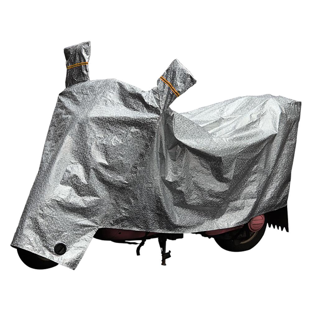 Motorcycle Cover Rain Dust-proof Flocking Thicken Cover Rain Snow UV Protector Night Light Warning Reflective Safety Clothing