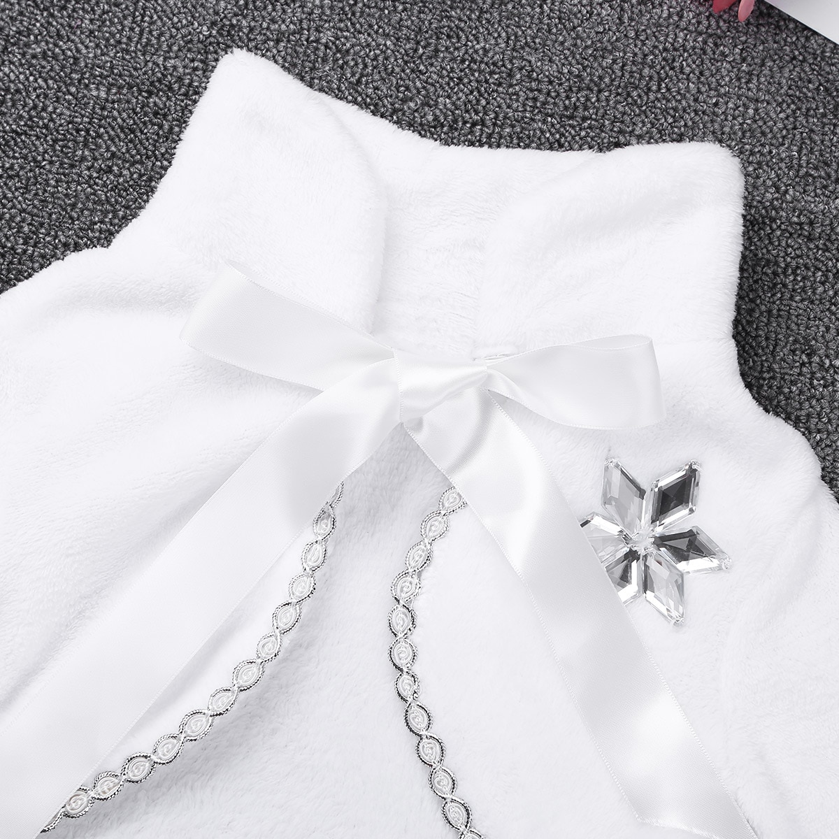 Autumn Children Kids Girls Princess Wedding Party Flower Girl Faux Fur Wraps Cape Flower Girls Dress Winter Shrug Jackets Wraps