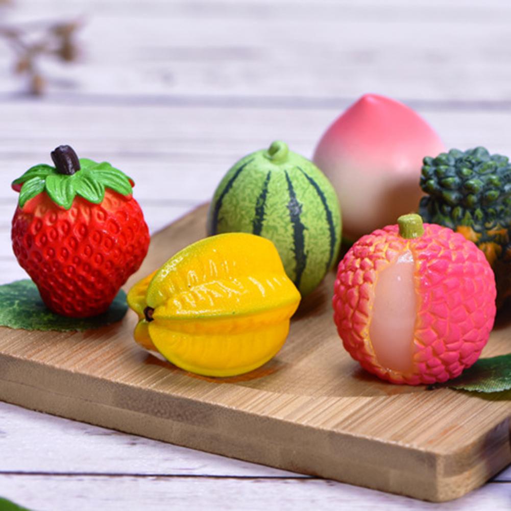 Great Miniature Fruit Fine Workmanship Realistic Looking Lightweight Miniature Fruit Photography Props
