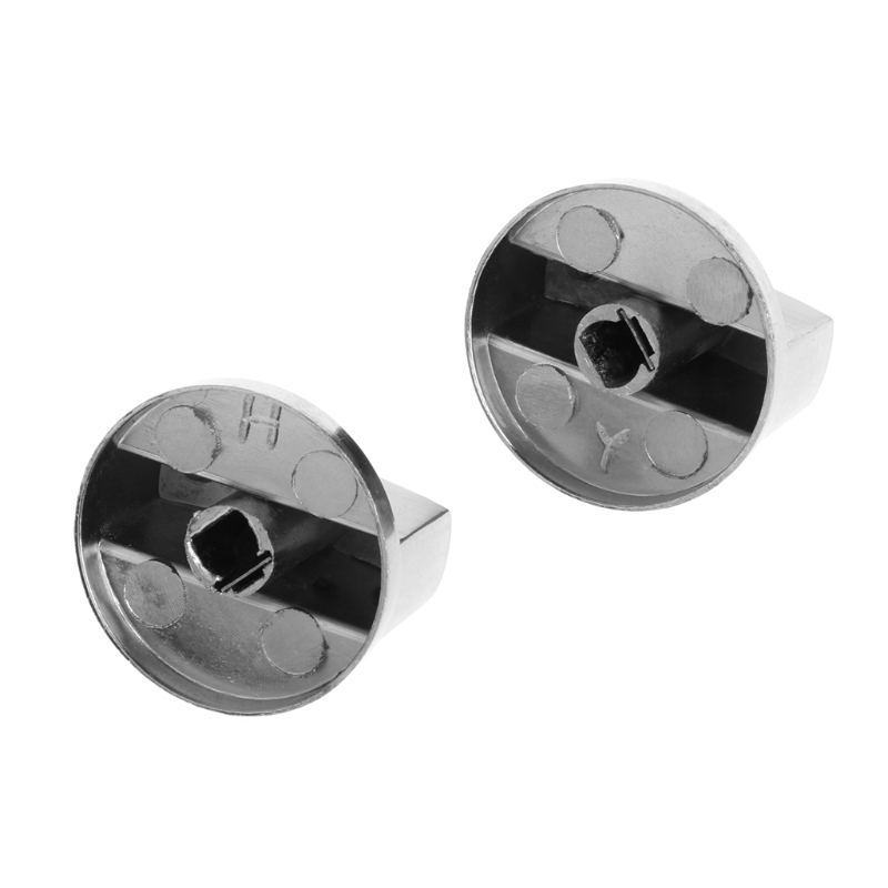 2Pcs Universal Cooker Oven Gas Stove Control Range Knob Switch Replacement Metal Whosale&amp