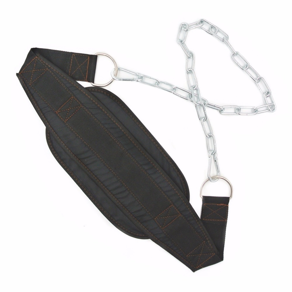 Gewichtheffen Riem Met Ketting Crossfit Home Gym Apparatuur Pull Up Riem Voor Powerlifting Fitness Bodybuilding Krachttraining