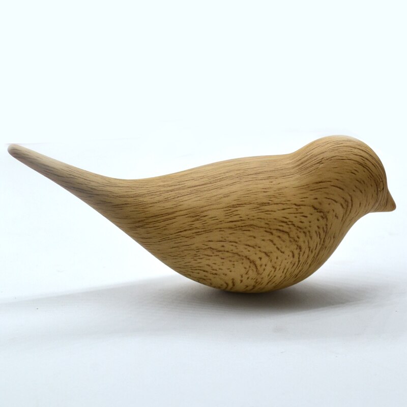 Crochets muraux en forme d'oiseau, décoration de la maison, support de rangement en résine grain de bois, porte de chambre après porte-manteau, porte-chapeau, 3d porte-manteaux