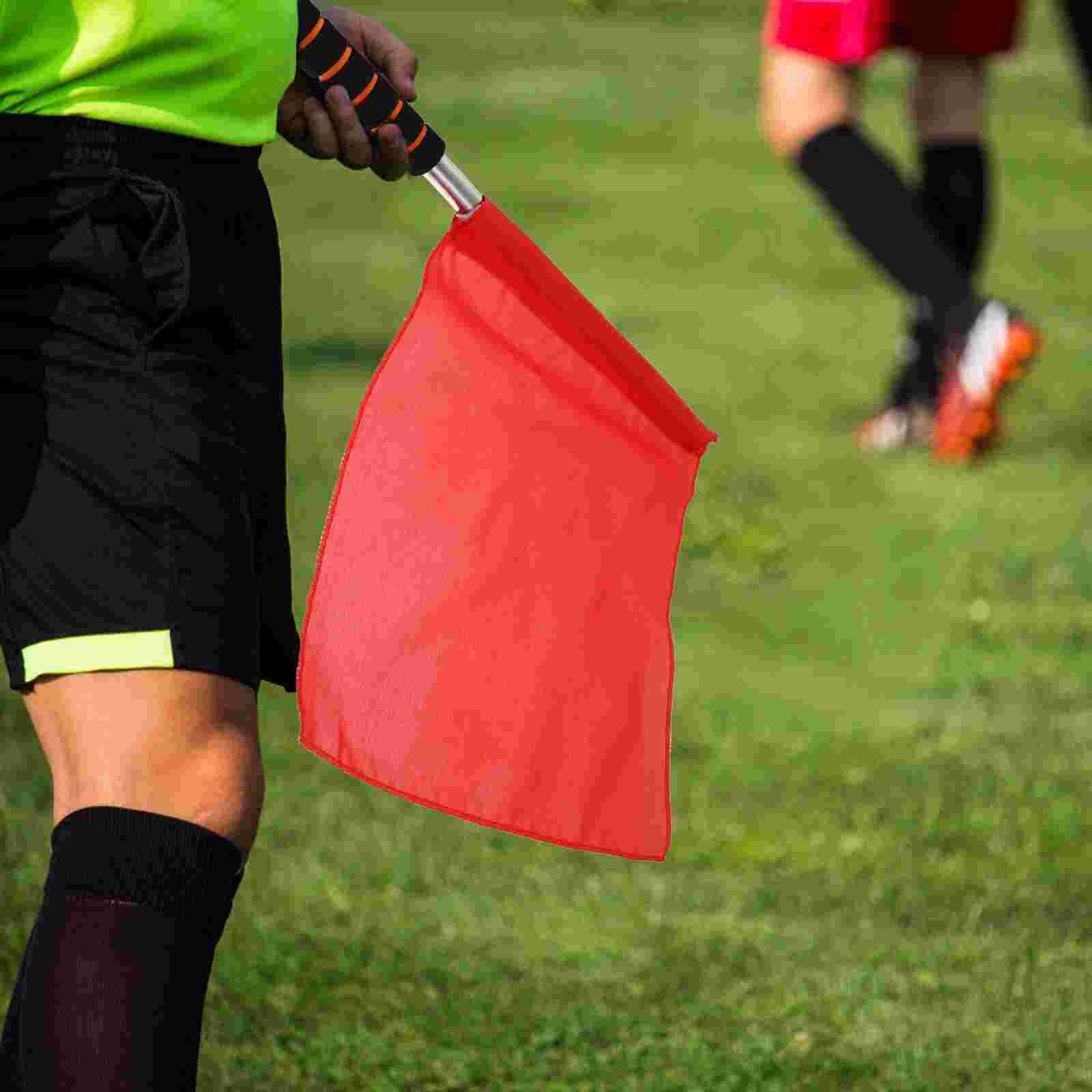 5 pieces of flags for referees to use, traffic signal flags, warning flags