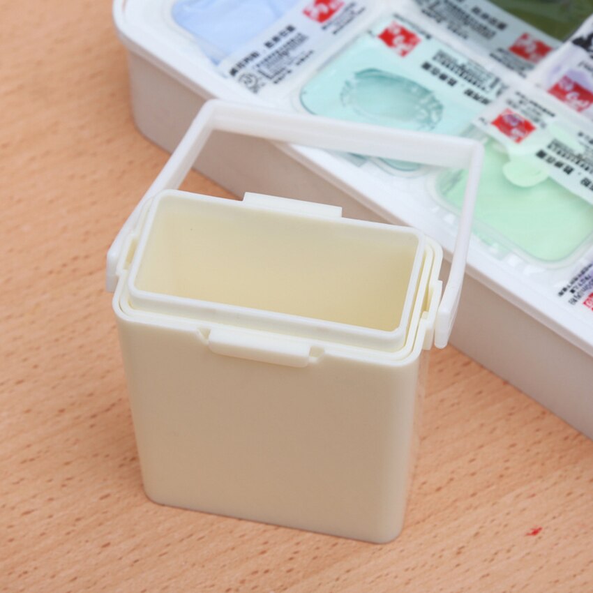 Drie Zinkt Schilderij Borstel Wassen Emmer Aquarel Pen Borstel Draagbare Vat Schilderen Penselenbakje Voor Tekening Art Supplies