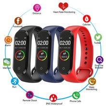 Newest M4 Fitness Smart Watch Color Screen Bracelet Heart Rate Fitness Tracker Waterproof pedometer Sport Watch step counter