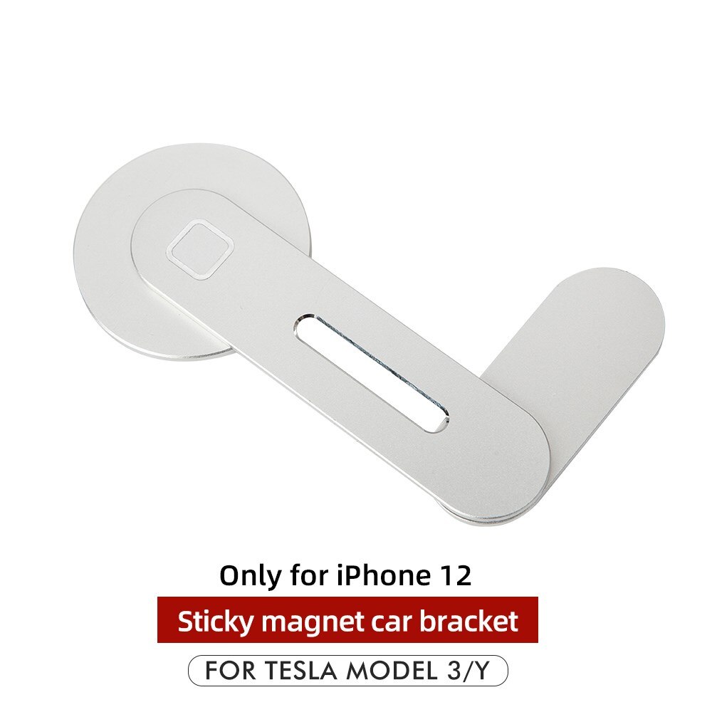 Vxvb för tesla modell 3 modell y tillbehör biltelefon pelare mobiltelefonhållare för iphone 12 12 pro 13 13 pro tillbehör: Default Title