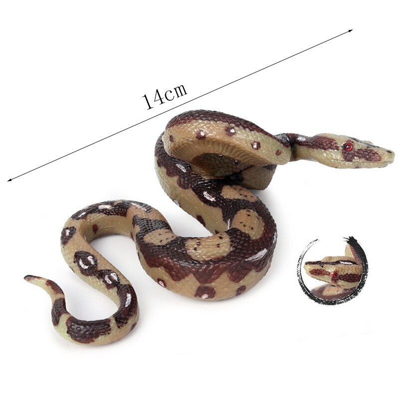 Simulatie Wild Dier Slang Speelgoed Zweven Grote Python Giant Python Model Amfibische Reptiel Slang Hele Speelgoed