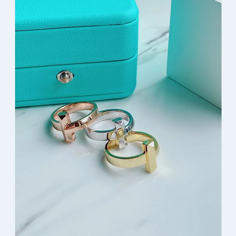 TIF T1 pure silver 925 women's classic ring, accessories make you more attractive and bright