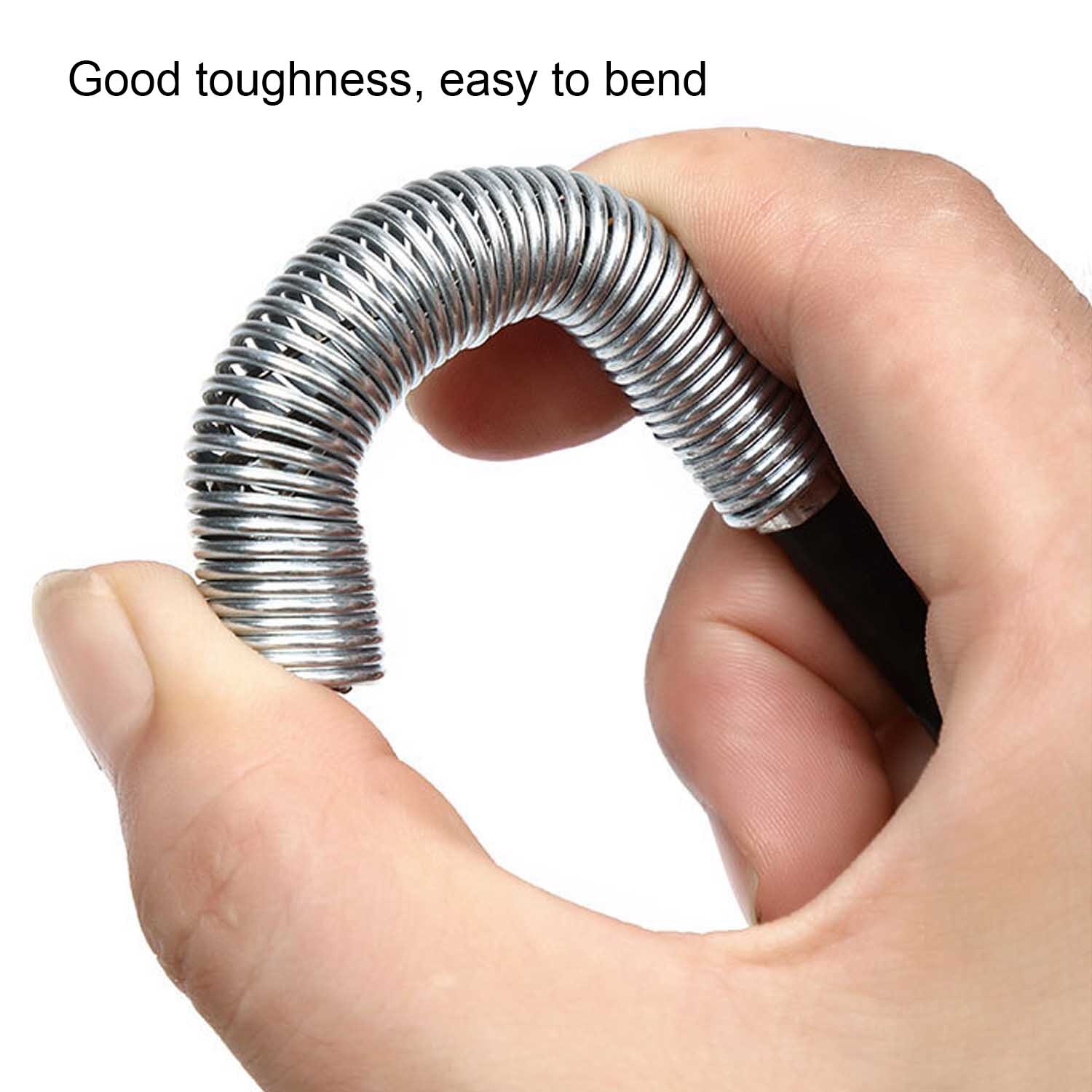 60cm Spring Drain Water Sink Cleaner Snake dredging Tool Clog Blockages Remover Catcher for Bathrooms Kitchen Tubs Hair Remover