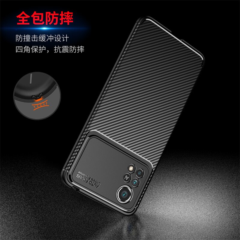 D&#39;affaires de luxe Pour Poco X4 Pro 5G Pour Xiaomi Poco X4 Pro Housse EN TPU Souple De Protection Pare-chocs Arrière Pour Poco X4 Pro