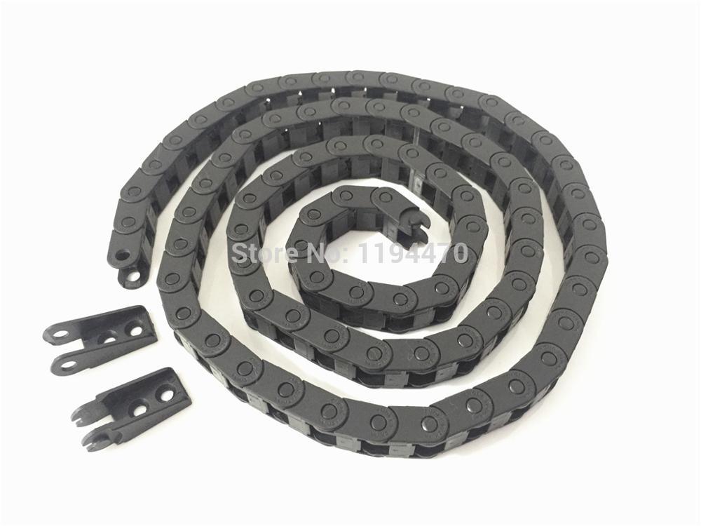 1 stk 7 x 7mm r18 kabel trekkkjede wireholder med endekobling 7mm x 7mm l1000mm 40 " til 3d cnc rutermaskin