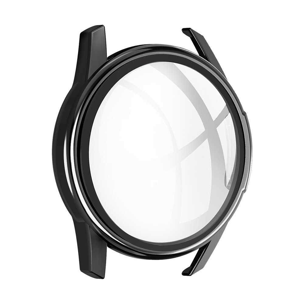 Capa protetora de tela para huawei relógio gt 2 46mm 42mm 2e caso gt2 pára-choques com filme de vidro temperado completa acessórios do escudo: Black / For GT2 42mm