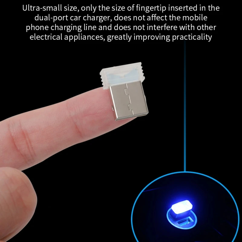 Mini USB LED Auto Licht Auto Interieur Atmosphäbetreffend Licht nicht beleuchtung Licht PC Auto bunte dekorative Lampe Auto Zubehör
