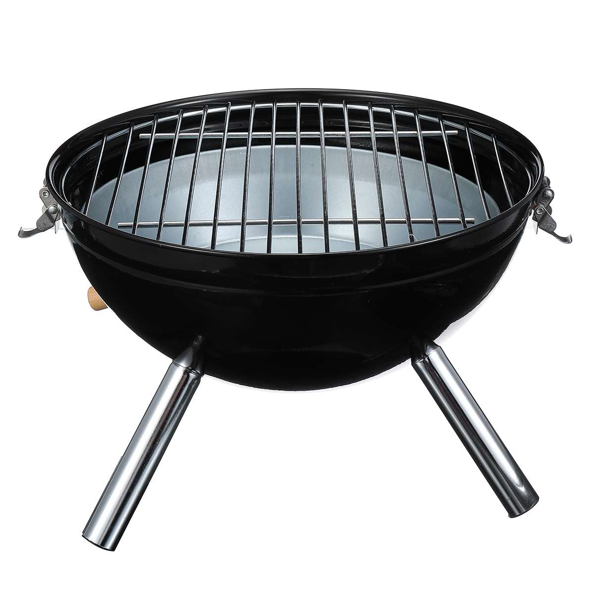 Stainless Steel Charcoal Barbecue Grill Non-stick Barbecue Grills Portable Outdoor BBQ Grill Round Carbon Oven Camping Stove