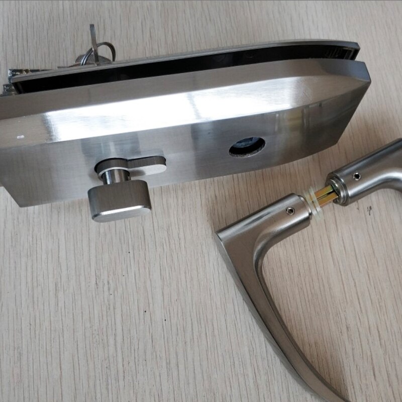 Glazen Deur Lock W Key Swing Deur En Schuifdeur Aluminium Frameloze Glazen Deur Slot, Hoge Partitie Deurslot