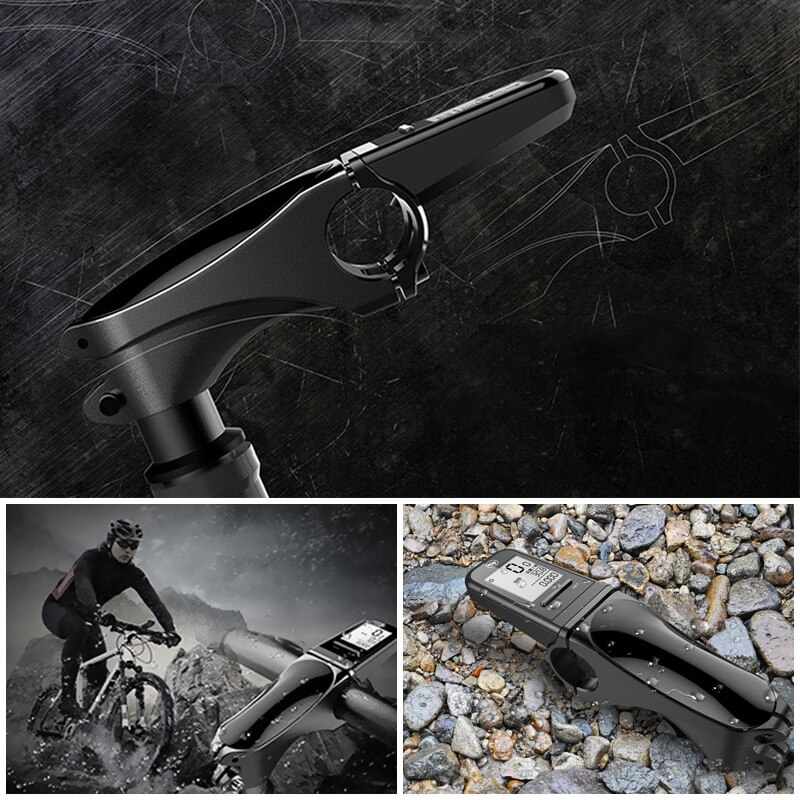 Draadloze Fiets Computer Met Stuurpen Lichtgevende Mtb Stuur Snelheidsmeter Lcd-scherm Racefiets Stopwatch Fietsen Kilometerteller