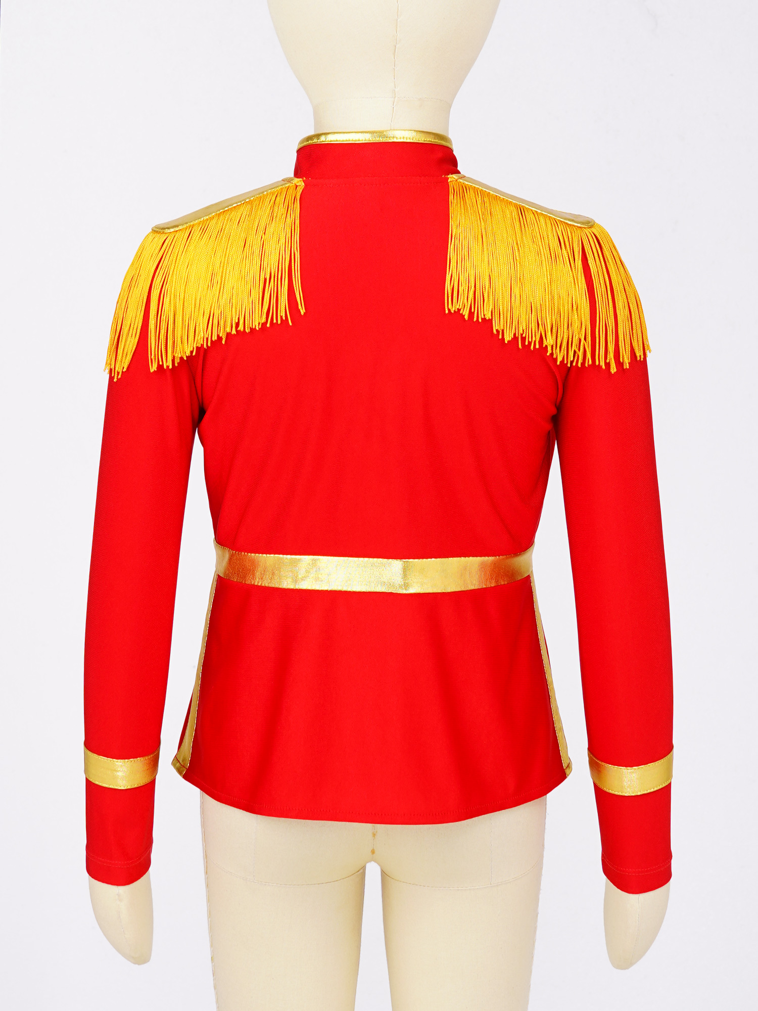 Kids Drum Trumpet Costume Royal Honor Guard Uniform Girls Boys Tassel Circus Ringmaster Jacket Halloween Nutcrackers Costumes