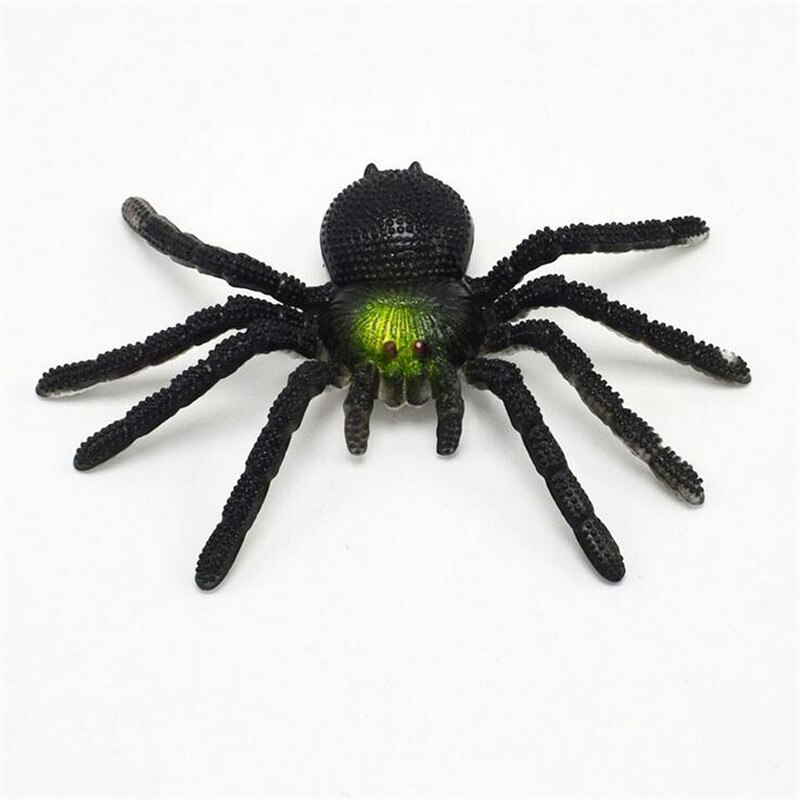 Colorful TPR Simulation Big Spider Insects Model Toys Prank Tricky Scary Toys Halloween Props Children's Model Toys