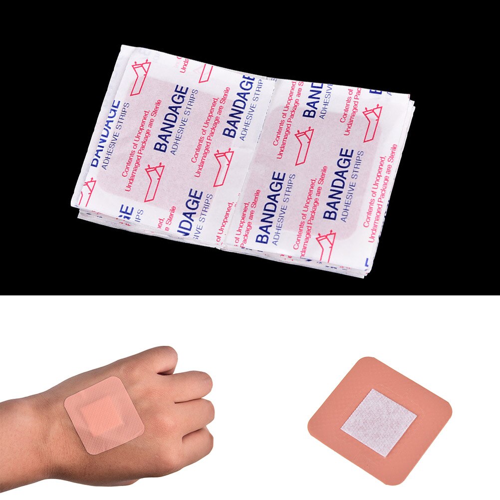 20 Stks/doos Waterdicht Ademend Ehbo Bandage Zelfklevende Bandage Ehbo Band Aid Voor Reizen Camping Accessoires