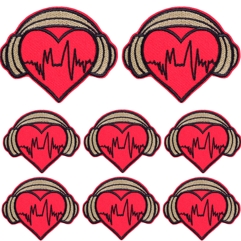 10 Stks/partijen Rock Stijl Borduurwerk Patch Punk Skull Patch Iron On Patches Voor Kleding Jassen Naaien Applique Letter Strijken Diy