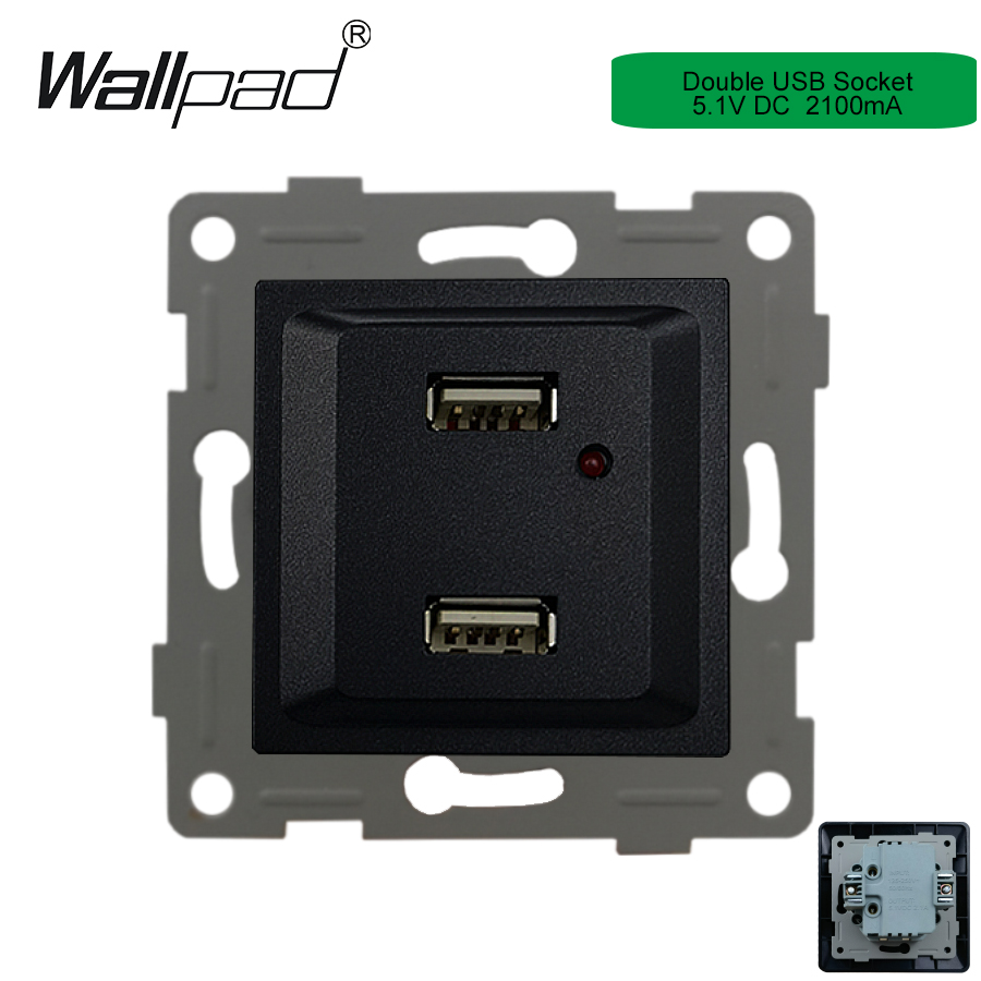 1 2 3 Gang Kortstondige Reset Schakelaar Met Led Diy Grey Silver Metal Brushed Frame 16A Eu Frans Sockets Usb tv Data Cat6 Outlet