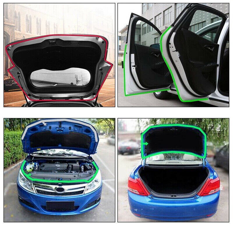 Tochtstrip afdichting holle strip smalle d-vormige autodeur rubber weerbestendig