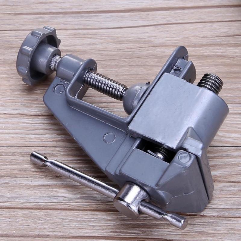 Universal Bench Vise 40mm Metal Table Vice Bench Clamp Screw Vise for DIY Craft Electric Drill Fixed Repair Tool Factory Small