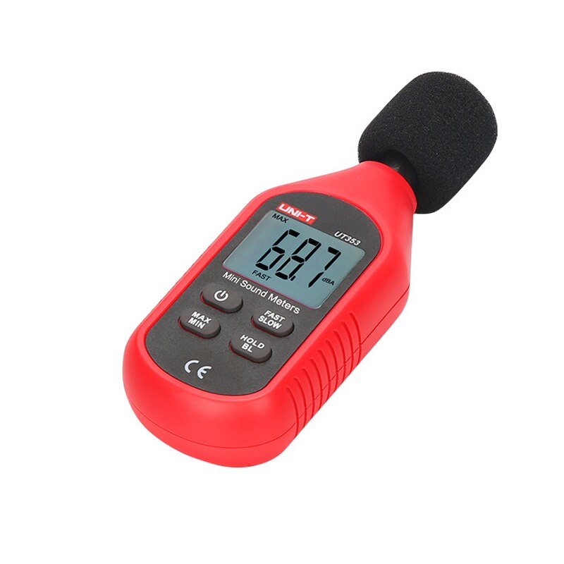 Mini Digital Sound Level Meter 30-130dB Decibel di Rumore Monitoraggio Tester Strumento di Misura SDF-SHIP
