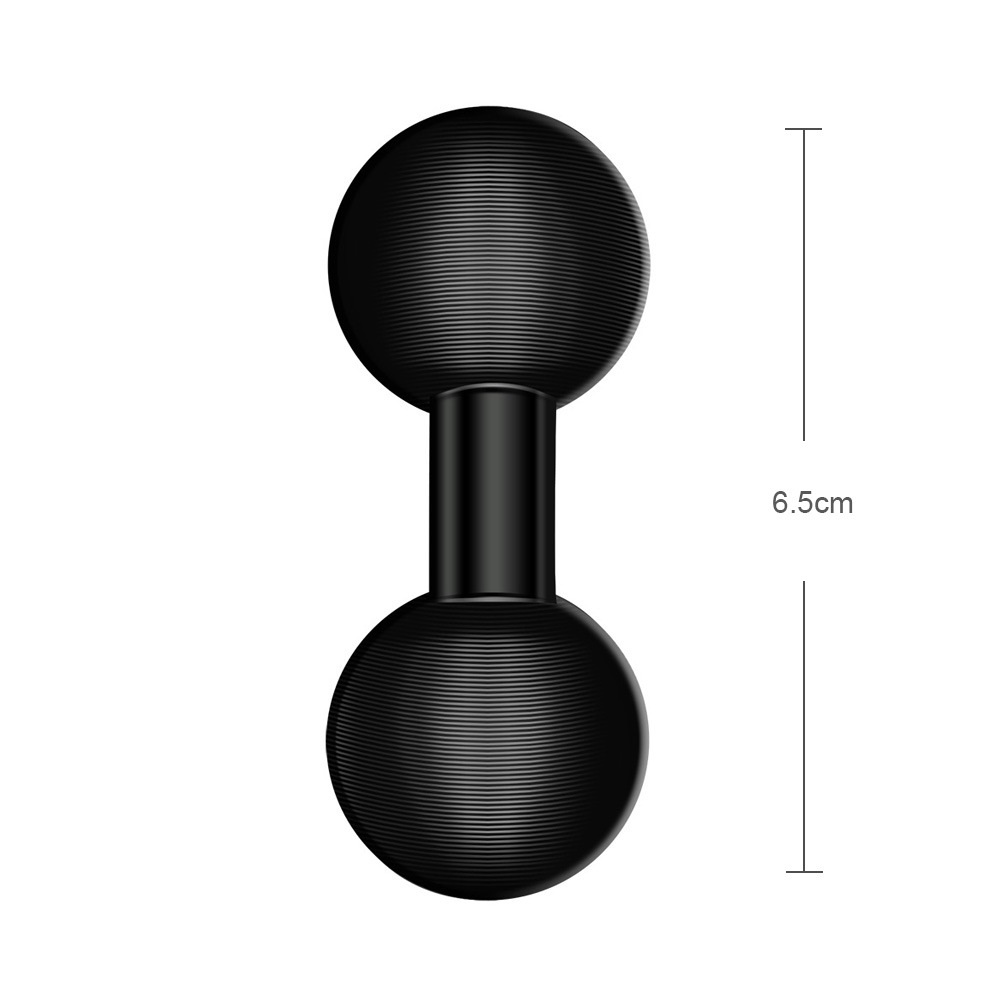 Bola de 1 pulgadas para reposacabezas de coche, soporte para GPS con cabeza de bola, Base de 10mm para motocicleta GoPro Yi Insta360, accesorios para teléfono con cámara: Marrón # 8d6468
