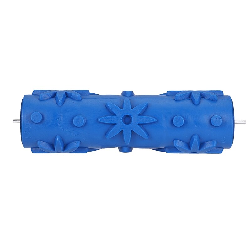 7Inch 3D Rubber Wall Decorative Painting Roller, Patterned Roller Wall Decoration Tools Without Handle Grip, Rose Roller