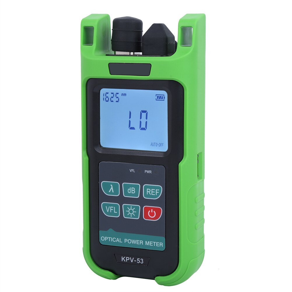 Optical Power Meter 2-in-1 High Accuracy Measurement Fiber Optic Tester Instrument KPV-53