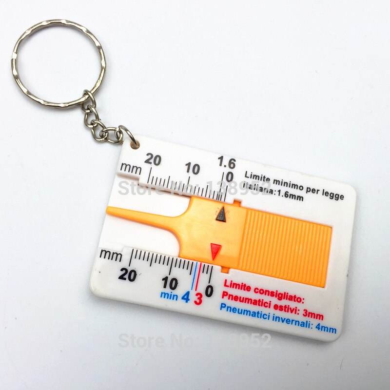 . 0-20mm tire pattern measure gauge Tire thread gauge plastic tire gauge tire depth gauge 100pcs/lot!