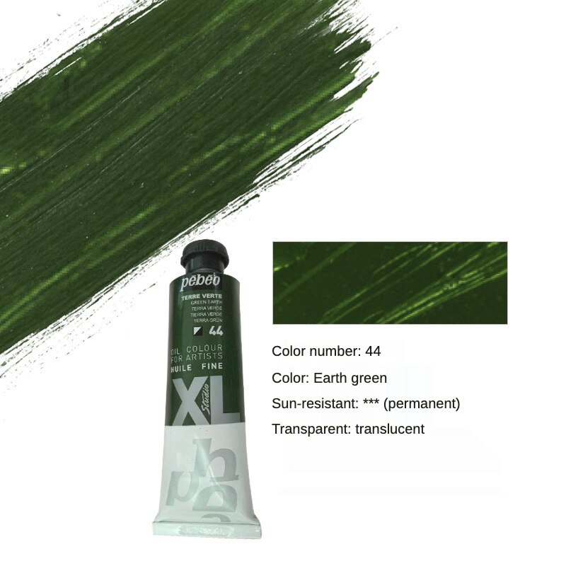 Pebeo 200ML Oil Paints Tube Single Oil-painting Pigment Colors for Artists Students Beginners Art Supplies Part 2: 44-200ML