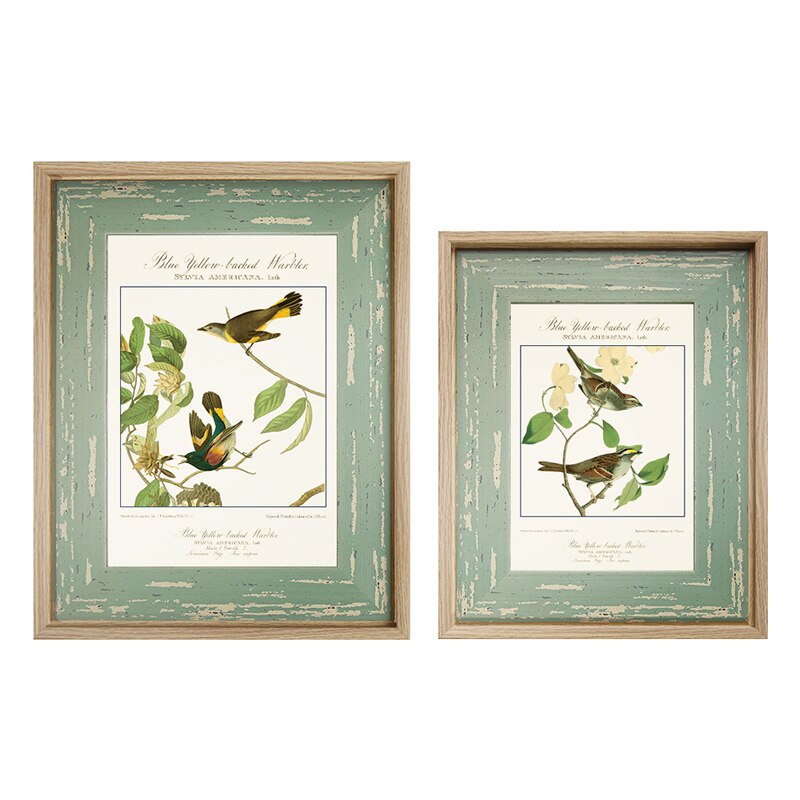 Spring Green Printing Photo Frame For Desktop Wall Decor Rectangle Kids Children Picture Frame 3"6"7" Photo Frames