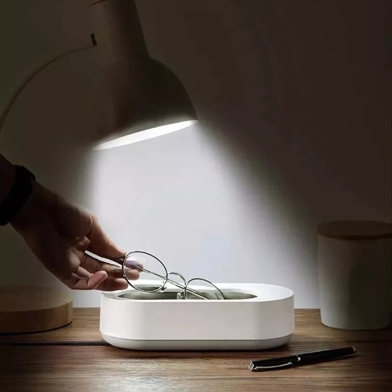 Xiaomi mi Eraclean limpiador ultrasónico inteligente joyería gafas tablero de circuito máquina de limpieza ultrasónico inteligente limpiador de baño