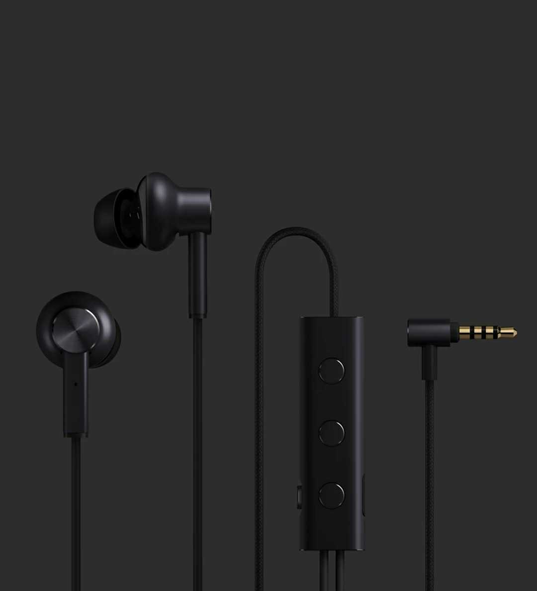 Original xiaomi anc-kopfhörer mit aktiver geräuschunterdrückung, 3.5mm- buchsenschnittstelle, in-ear-mikrofon-leitungssteuerung für mainstream-telefone