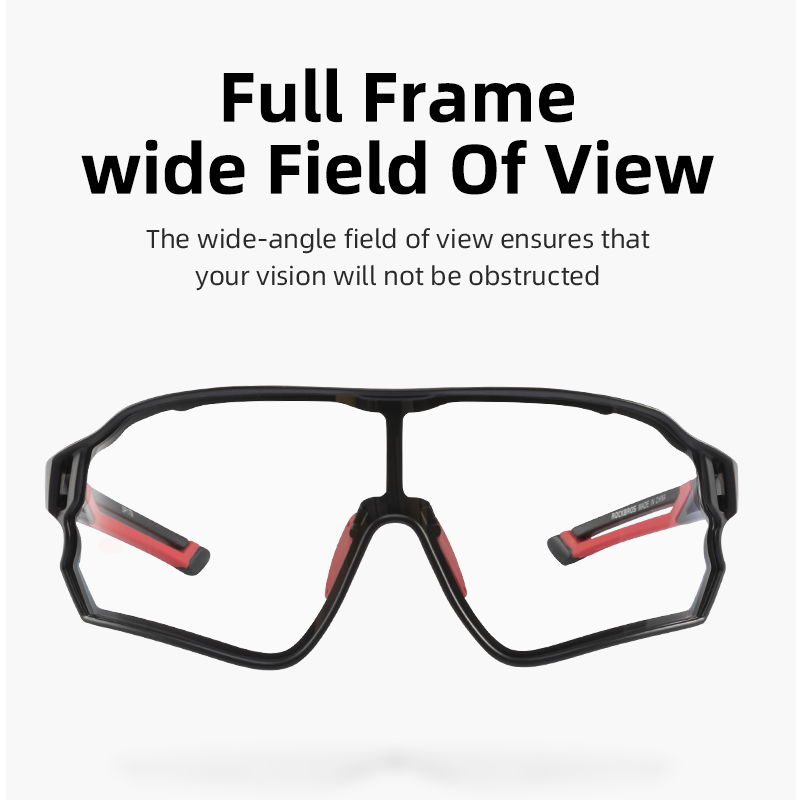 Rockbros cykelglasögon fotokromatiska mtb racercykelglasögon  uv400 skyddssolglasögon sportsäkra cykelglasögon utrustning