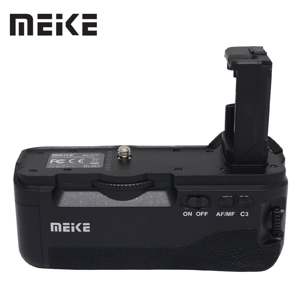 Meike MK-A7II Verticale Batterij Grip voor Sony A7II A7S2 A7M2 A7R2 A7R II als VG-C2EM Camera
