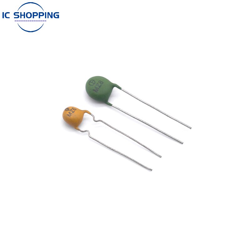 Lot De 20 Thermistances PTC MZ6 - 6mm, 1.5K Ohm à 75°C - Résistance Sensible à La Température (Through Hole) - 10