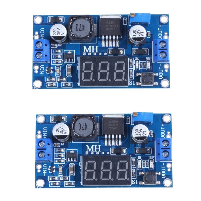 2X DC-DC Step-Up Converter Module 4A Power Supply Voltage Adjustable XL6009E1