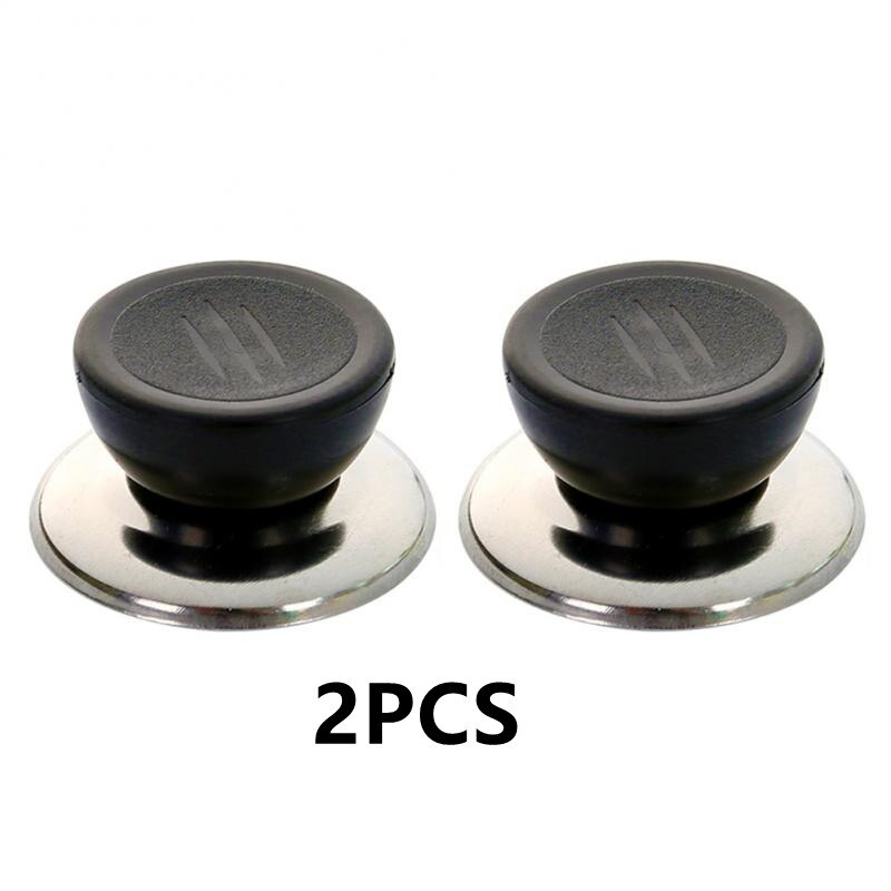Hittebestendig Pot Pan Deksel Universele Vervanging Keuken Cookware Pot Pan Deksel Hand Grip Knop Handvat Cover Pan Deksel handvat Keuken: 2PCS