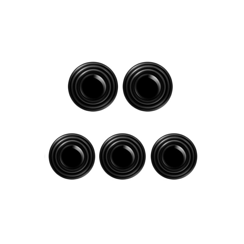 5/10Pcs Cars Door Shock Stickers Universal Auto Soundproof Buffer Pier Anti-collision Silicone Trunk Insulation Auto Crash Pad: 5pcs style 1