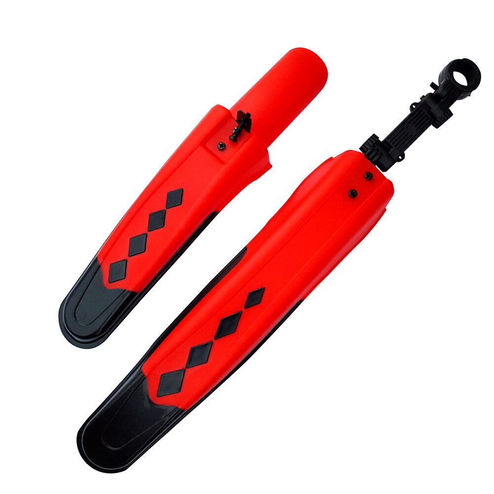 2 stück Von Fahrrad Kotflügel Mountainbike Fender Set Fender Bike Fender Flügel Bike Vorderen Und Hinteren Kotflügel: Rot
