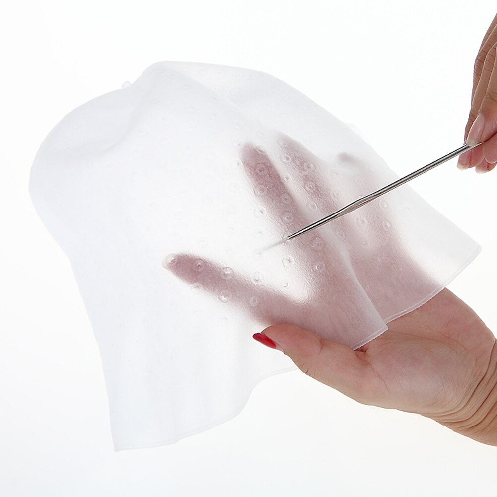 Dye Cap Reusable Silicone Salon Hair Coloring Highlighting Dye Cap With Frosting Tipping Hair Color Styling Tools