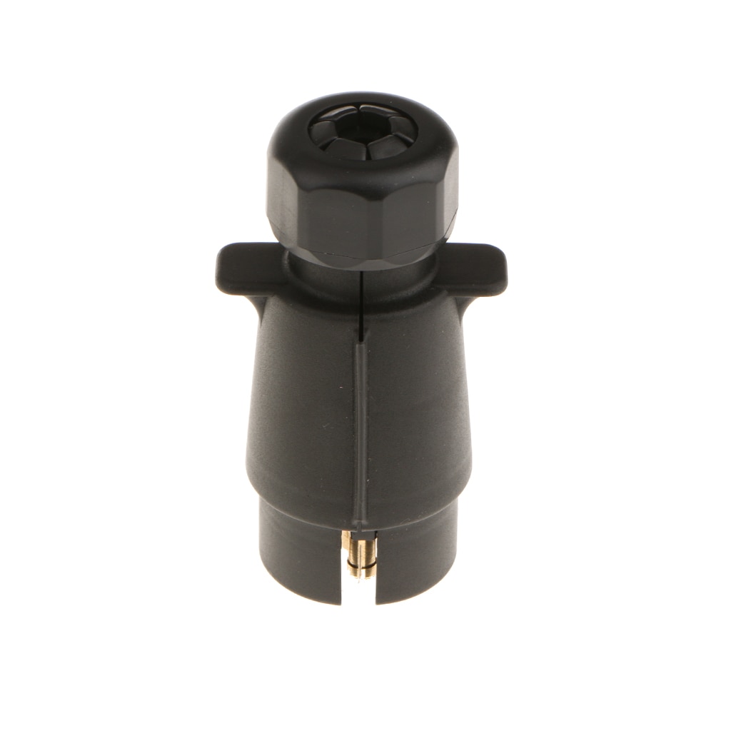 Caravan Truck RV Boat 7Pin Way Round Trailer Light Socket Connector Plug