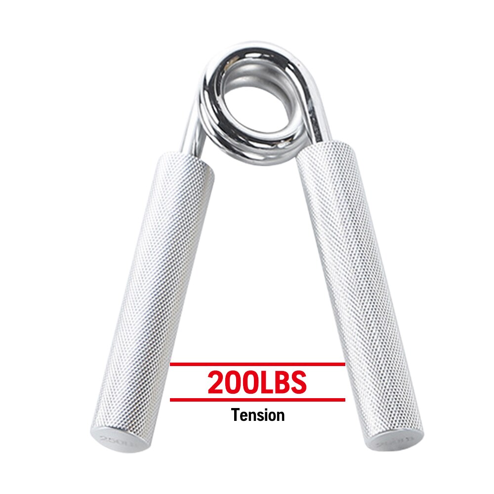 Ejercitador de mano de 300LB, antideslizante, agarre resistente, fortalecedor de muñeca, antebrazo, Fitness, gimnasio, desarrollador: 200LB