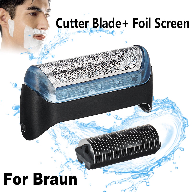 Shaver/Razor Foil &amp; Cutter Blade Replacement For Braun 10B/20B/20S, Shaver Replacement Foil+Cutter Blade