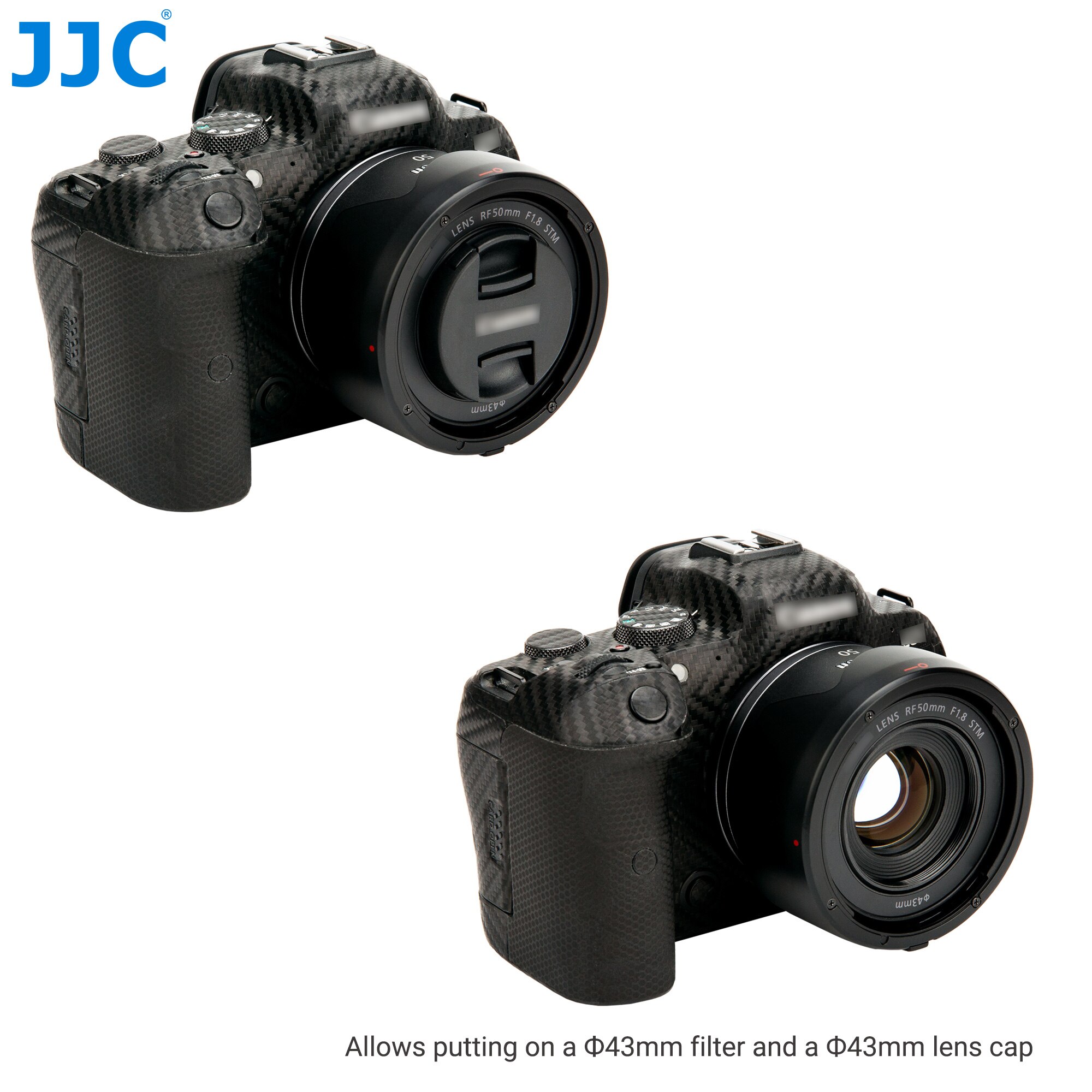 JJC Reversible Flower Lens Hood Compatible with Canon RF 50mm F1.8 STM Lens for EOS R6 Ra R RP R5 C70 Replaces ES-65B Lens Hood