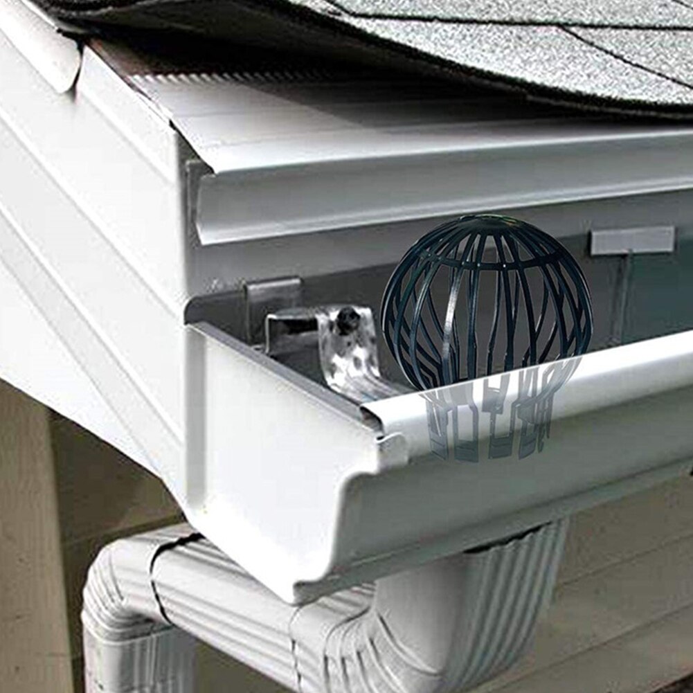 Bladeren Bescherming Outdoor Zeef Puin Dak Afvoer Home Zwarte Gutter Guard Tuin Downpipe Filter Anti-Blocking Pp